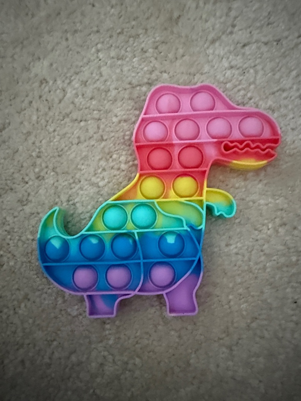 Rainbow Dinosaur Pop Fidget Toy - Kids Sensory Toy
